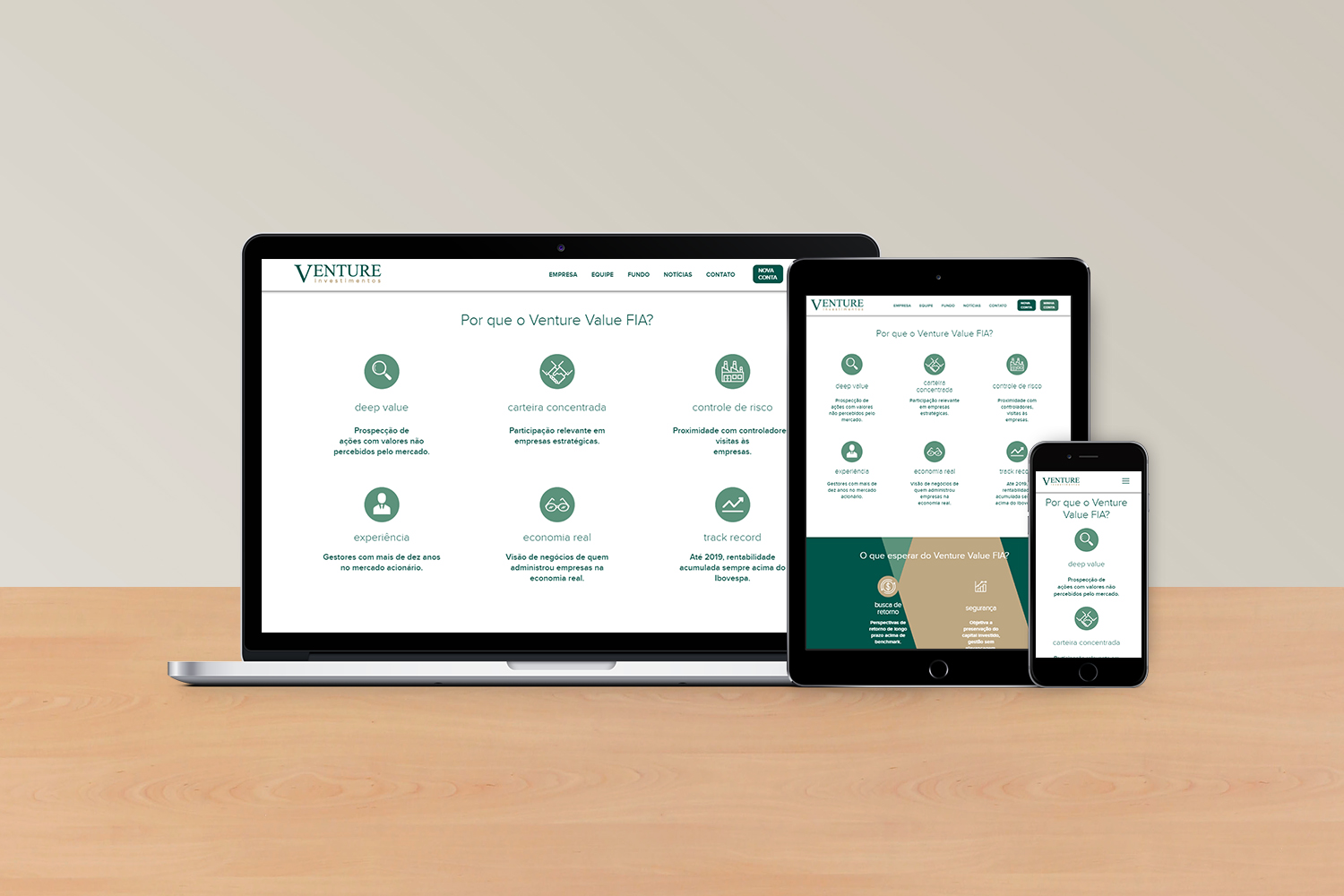 Venture Investimentos | Site — foto 2