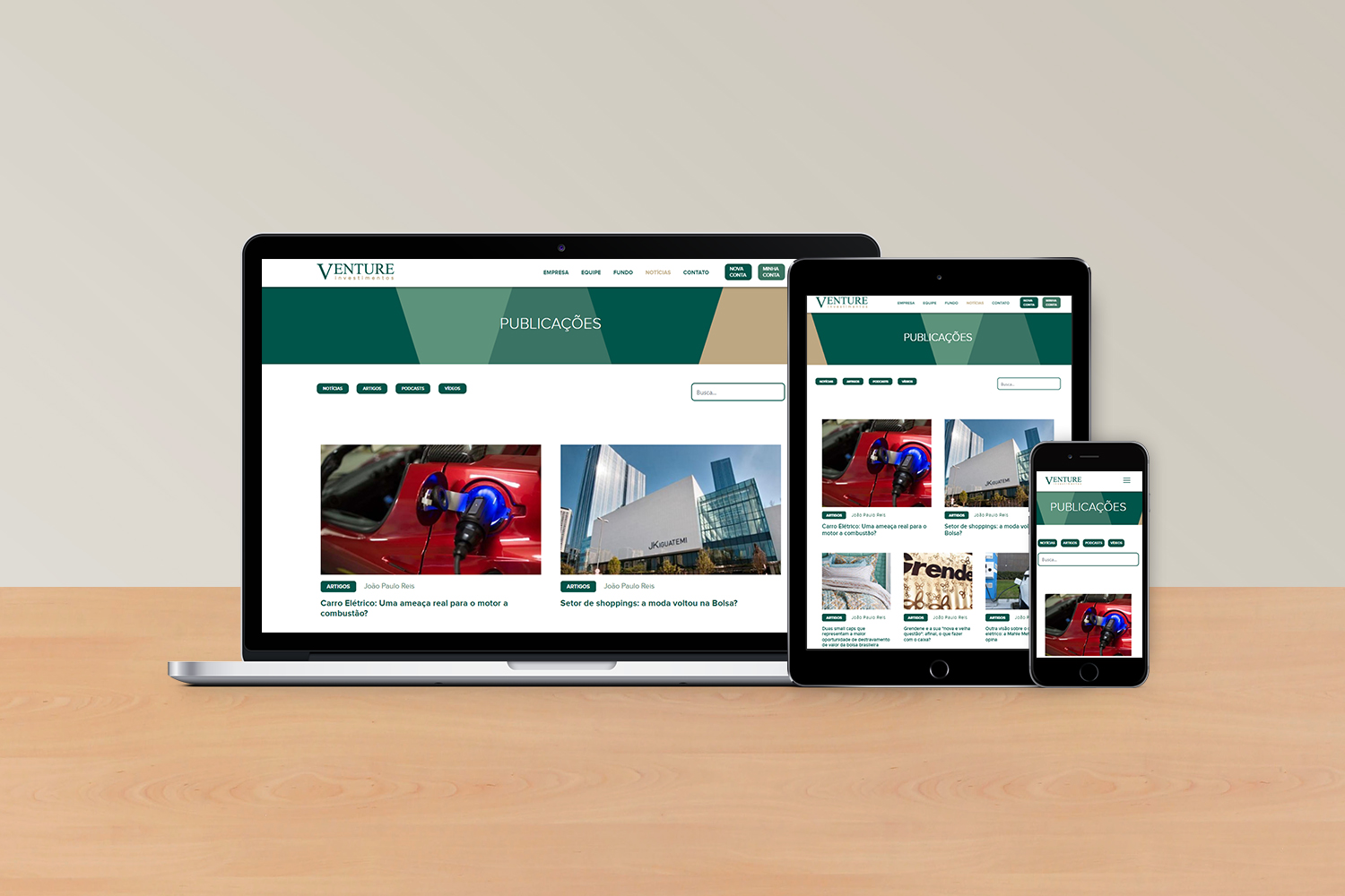 Venture Investimentos | Site — foto 4